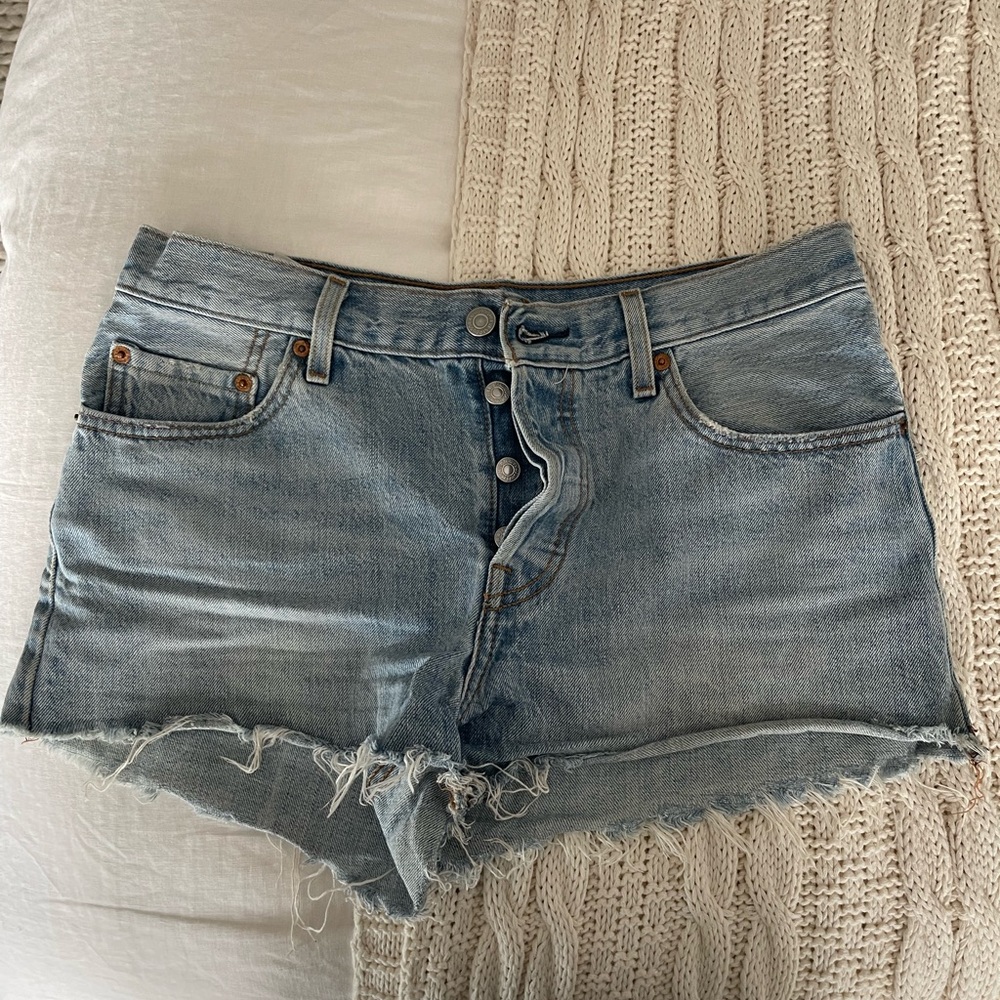 Levi’s 501 light wash Jean shorts